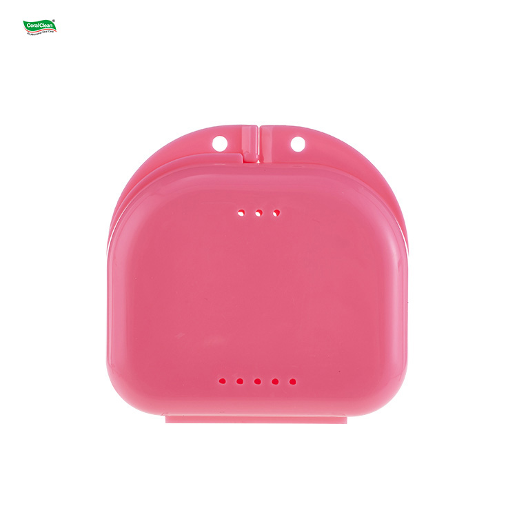 Manufacturer Logo OEM Cleaning Bath Box Denture Case Keep Clean