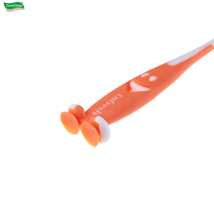 Smile Children Toothbrush with Suction Wholesale Cute Kids Tooth Brush
