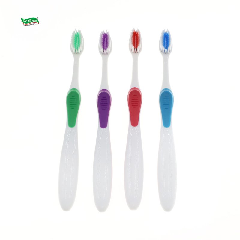 V Shape Orthodontic Toothbrush Soft Bristles Non-slip Handle Ortho Tooth Brushes