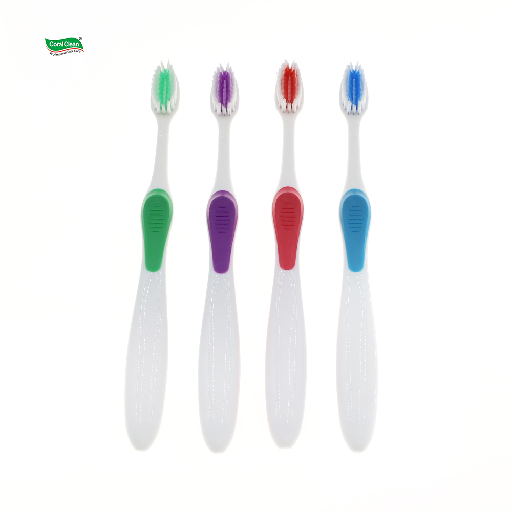 V Shape Orthodontic Toothbrush Soft Bristles Non-slip Handle Ortho Tooth Brushes