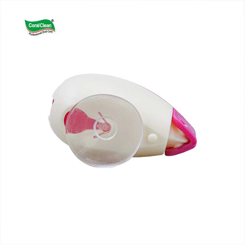 Smiling Face Suction Cup Toothbrush Holder Creative Bathroom Wall Mounted No Punching Toothbrush Storage