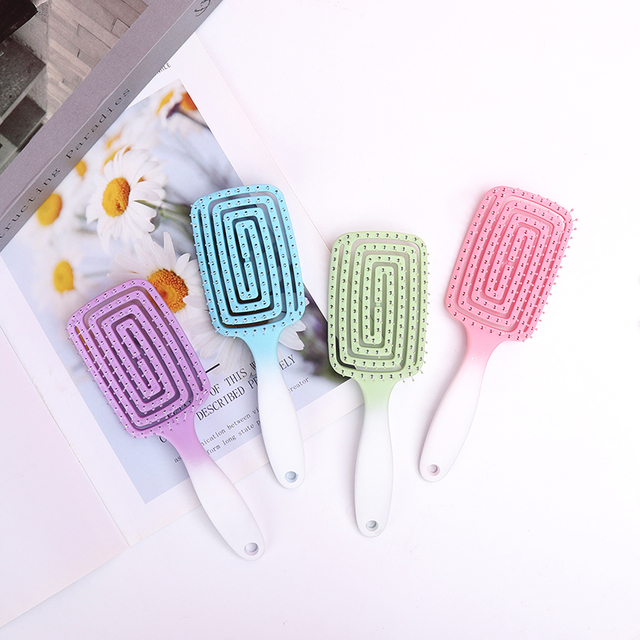 Professional Scalp Massage Brush for Hair Washing & Detangling Wet & Dry Use Vent Hairbrush for Voluminous Hair & Relaxing SPA