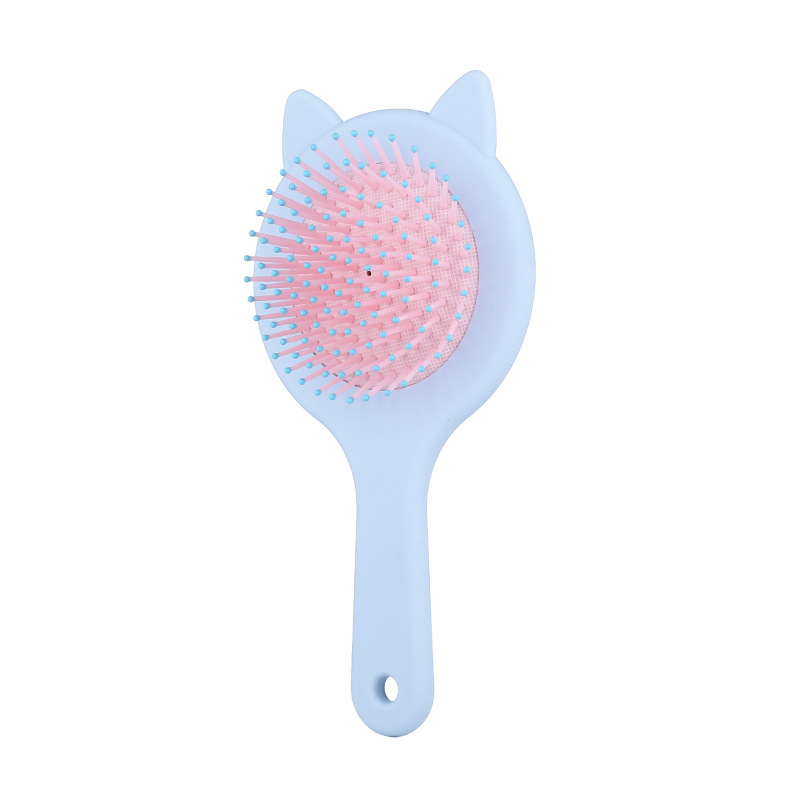 Manufacturer Cat Ear Cushion Brush with Massage Detangling Comb for Wet & Dry Hair