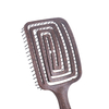 Customizable Large Square Hair Comb Eco-friendly Coconut Fiber Heat & Corrosion Resistant Biodegradable