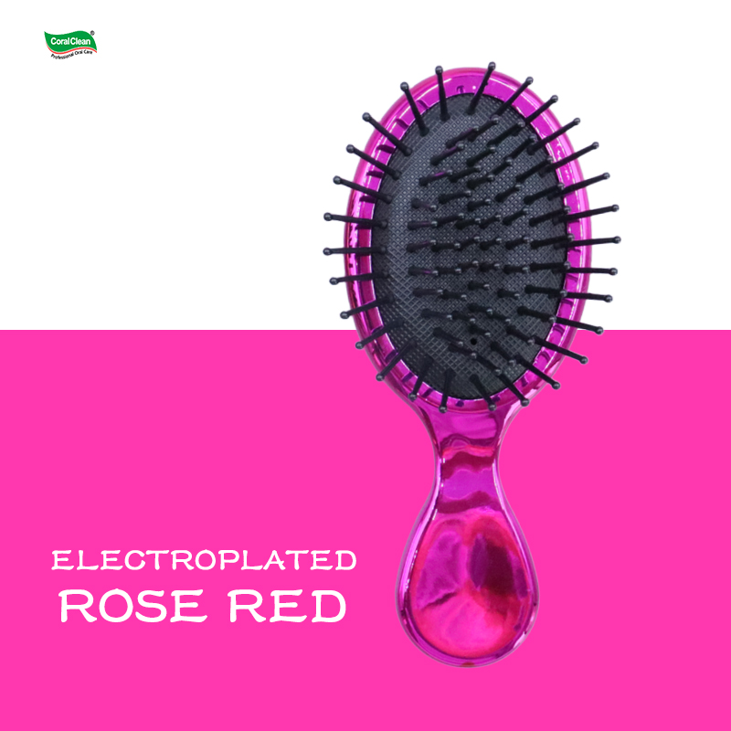 The pocket comb adopts soft air cushion teeth, which won't tear or pull out tangles, and easily slides through your hair, gently removing tangles. Plastic hair combs combine with fine and wide teeth,
