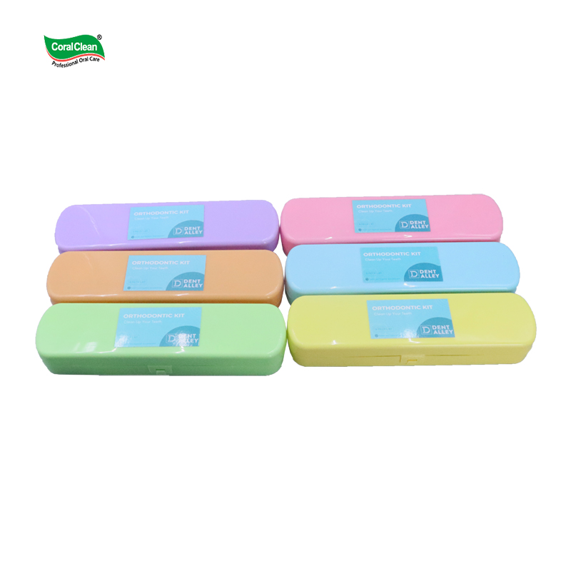 Orthodontic Boxes Paquete De Ortodoncia 8pcs Dental Kit Oral Hygiene Travel Kits De Ortodoncia