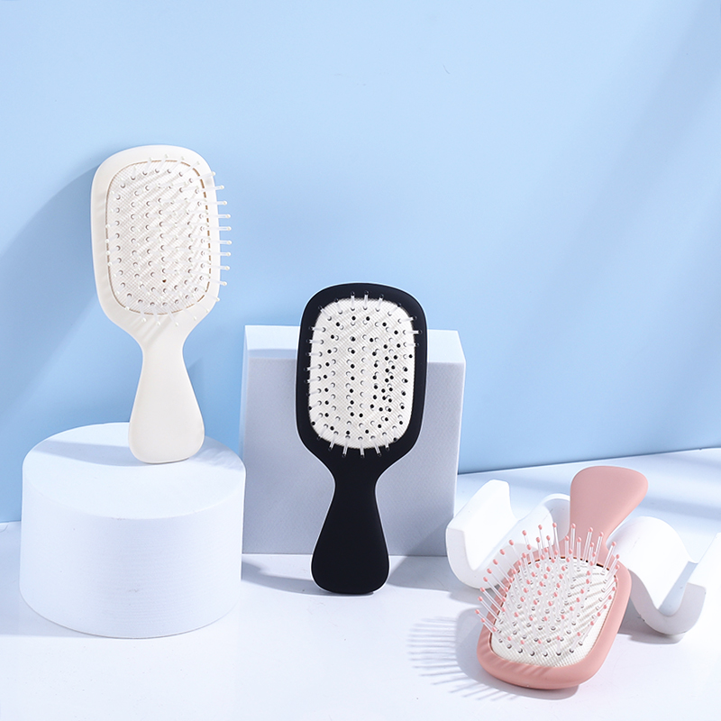 Air Cushion Hair Brush Square Compact Gentle Detangling Scalp Massager for Travel