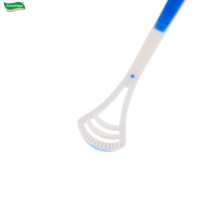 Disposable Tongue Scraper Adult Tongue Cleaner Plastic Package Oral Cleaning