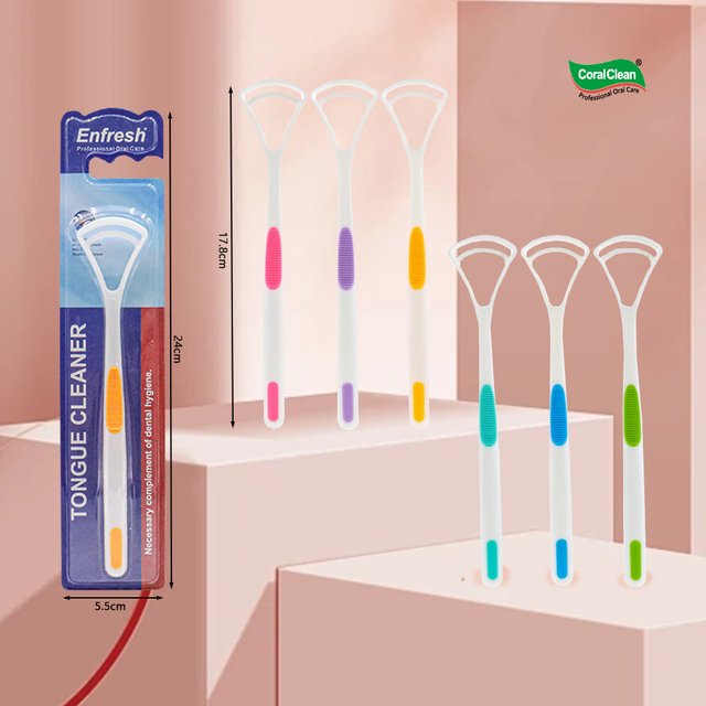 High Quality Dental Clean Tongue Raspador De Lngua Brush Tongue Scraper