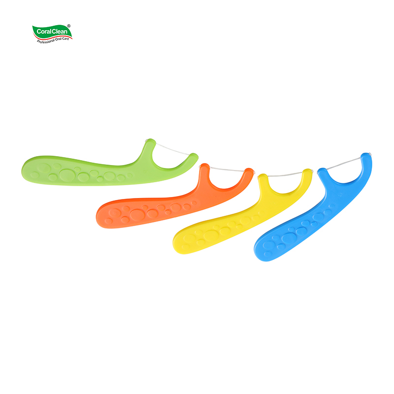 Dental Children Stick Colorful Kids Floss Dental Pick Oral Cleaning Care