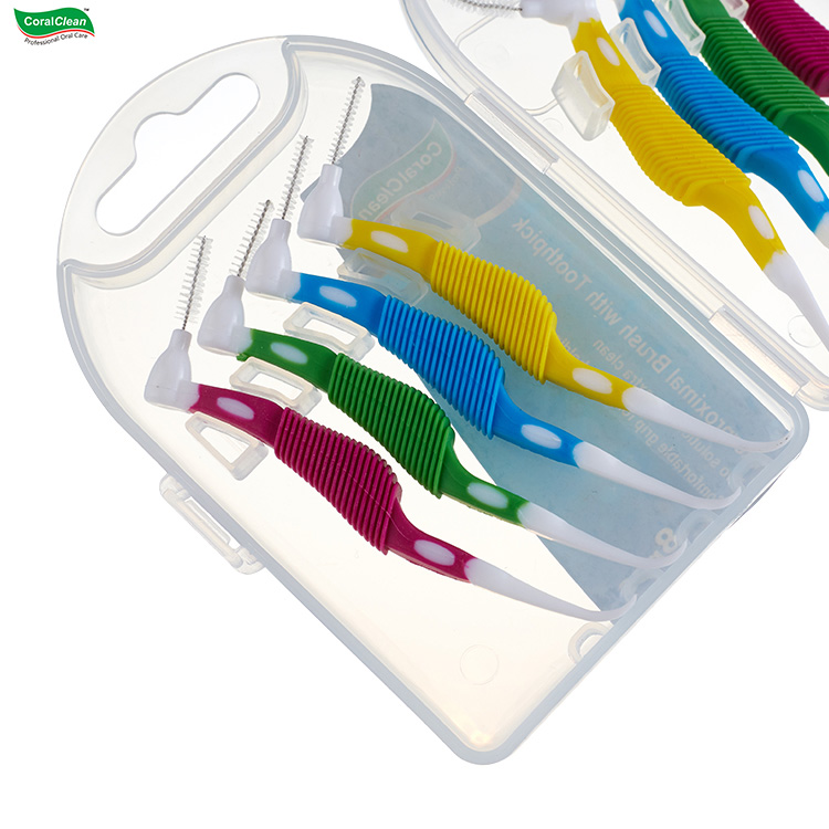 Manufacturer Interdental Brush with Handle Unique Ortho Products Interproximal Brushes Between Teeth