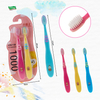 Manufacturer 10000 Extra Soft Bristles Kids Toothbrush 2pcs Children Toothbrushes Kit