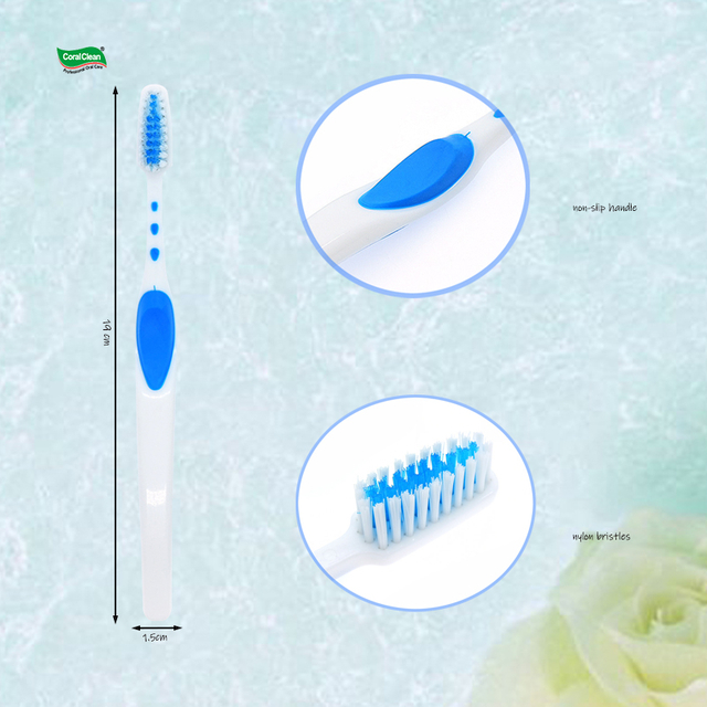 Wholesale Plastic Adult Toothbrush Medium Bristles Clean Teeth Dust-proof Cover Keep the Brush Clean