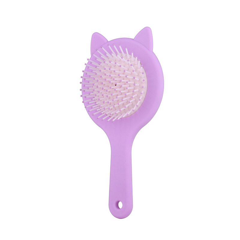 Manufacturer Cat Ear Cushion Brush with Massage Detangling Comb for Wet & Dry Hair