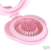 Portable Folding Mirror Hair Brush Cloud Shape Design Anti-Static Cushion Massage Comb Mini Travel Detangler OEM Available