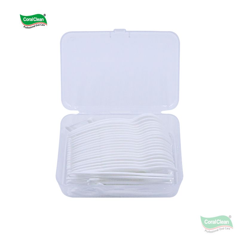 Wholesale Custom Logo Dental Floss Picks Strong Mint Waxed / Unwaxed Biodegradable Handle Oral Care Products Manufacturer