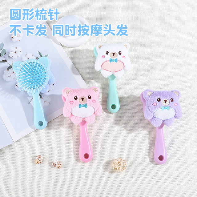 Soft Air Cushion Hair Brush, Anti-Static Scalp Massage Brush for Detangling & Smoothing Strong Bounce for Wet/Dry Hair