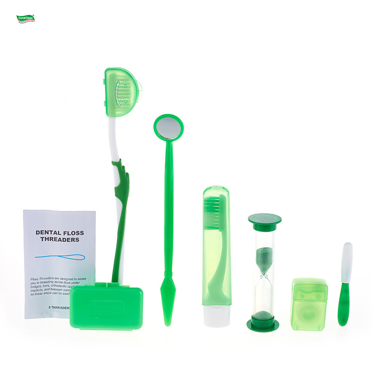 Dental Promotional Orthodontic Care Kit Hygiene Orthodontic Cleaning Kit Ortho Kit Dental Goodie Bag