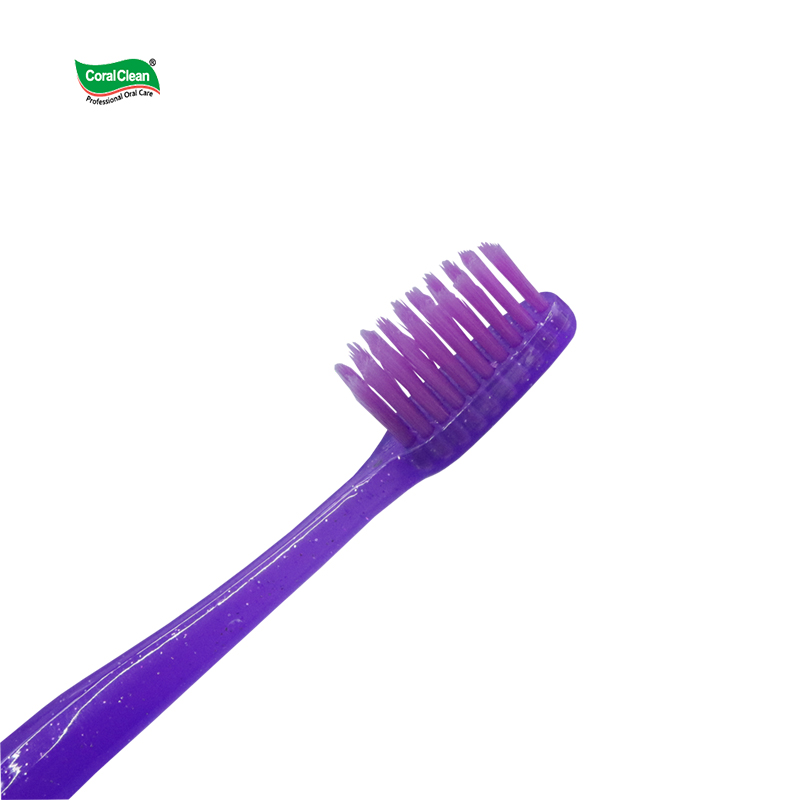 Dental Oral Care Double Head V Shape Orthodontic Toothbrush Denture Brush Deep Cleaning