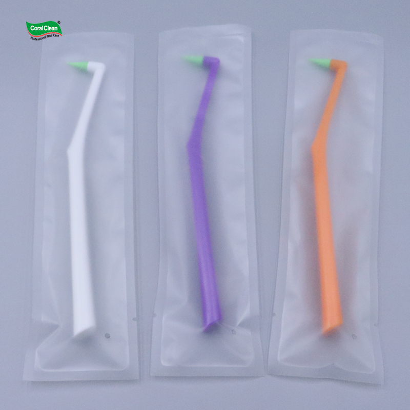 Wholesale Single Tuft Toothbrush Silicone Orthodontic Brushes Oral Care