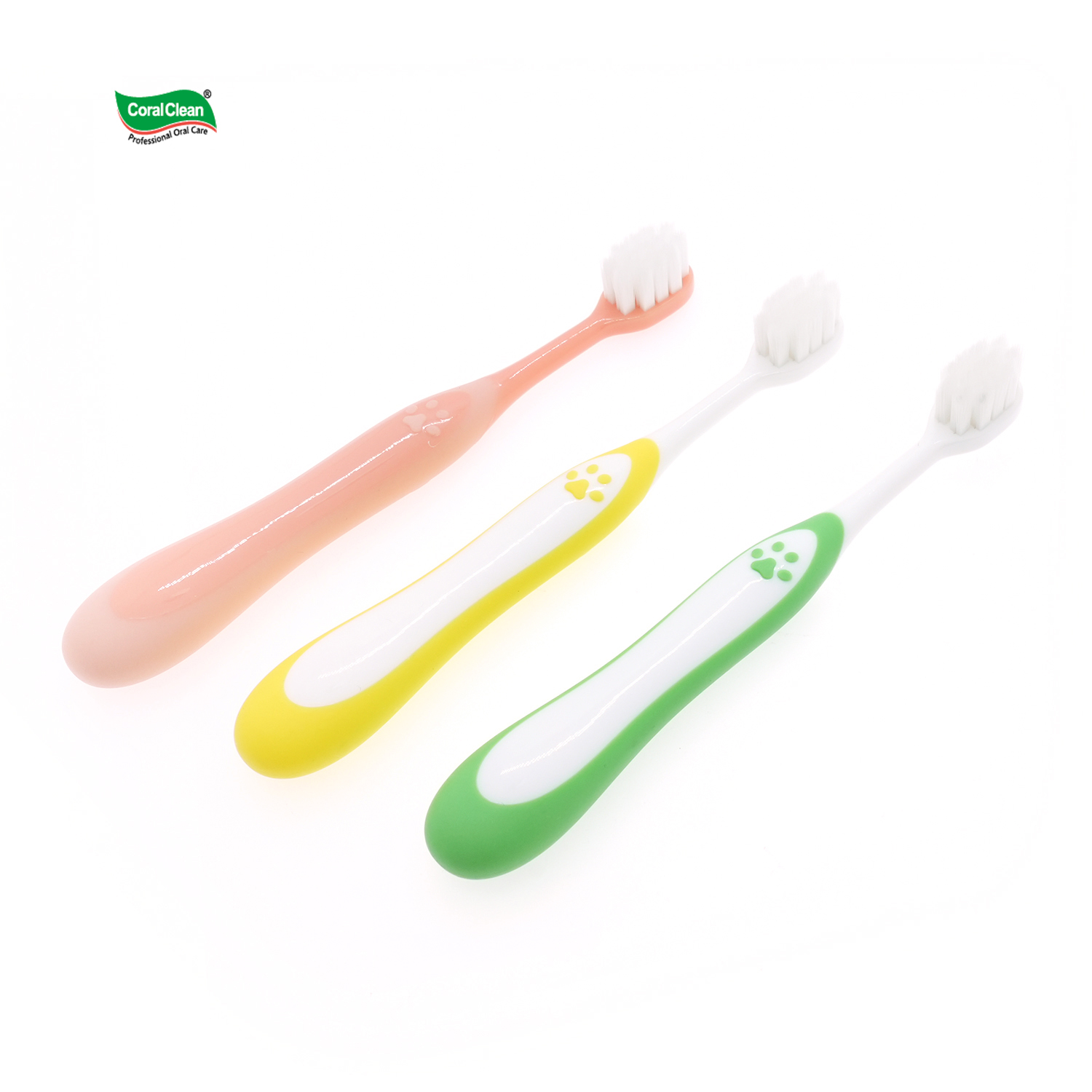 Cat Paw Pattern Children Soft Bristles Toothbrush Suitable for Both Boys and Girls Deep Cleaning Kids Brushes