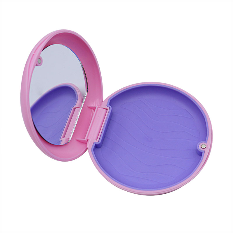 High Quality Denture Storage Chewies Aligner Retainer Case with Mirror