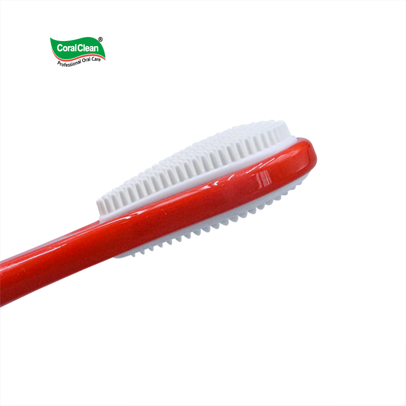 Tongue Cleaning Tool Tongue Coating Brush 2-piece Set Travel Daily Tongue Scraper
