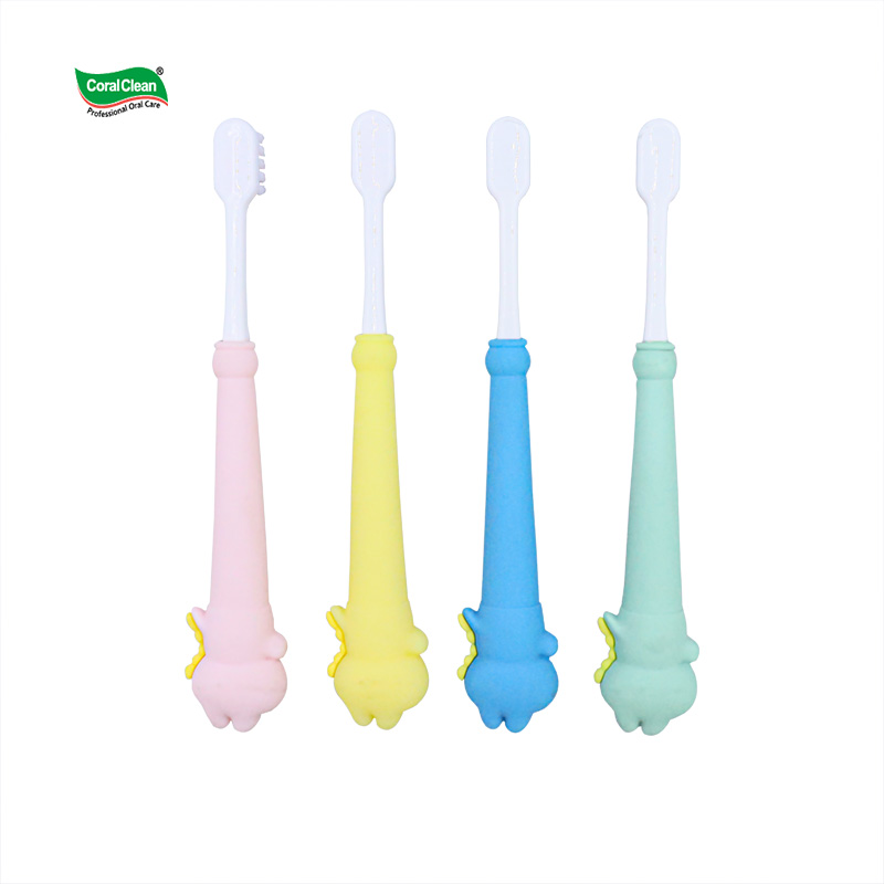 Baby Dinosaur Children Toothbrush Soft Hair for Household Use Cartoon Design Small Head Kids Toothbrush