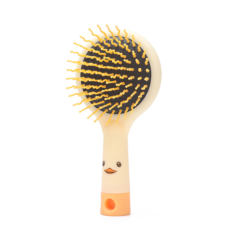 High Quality Mini Cartoon Airbag Comb Massage Hair Brush Home Cute Air Cushion Comb with Mirror