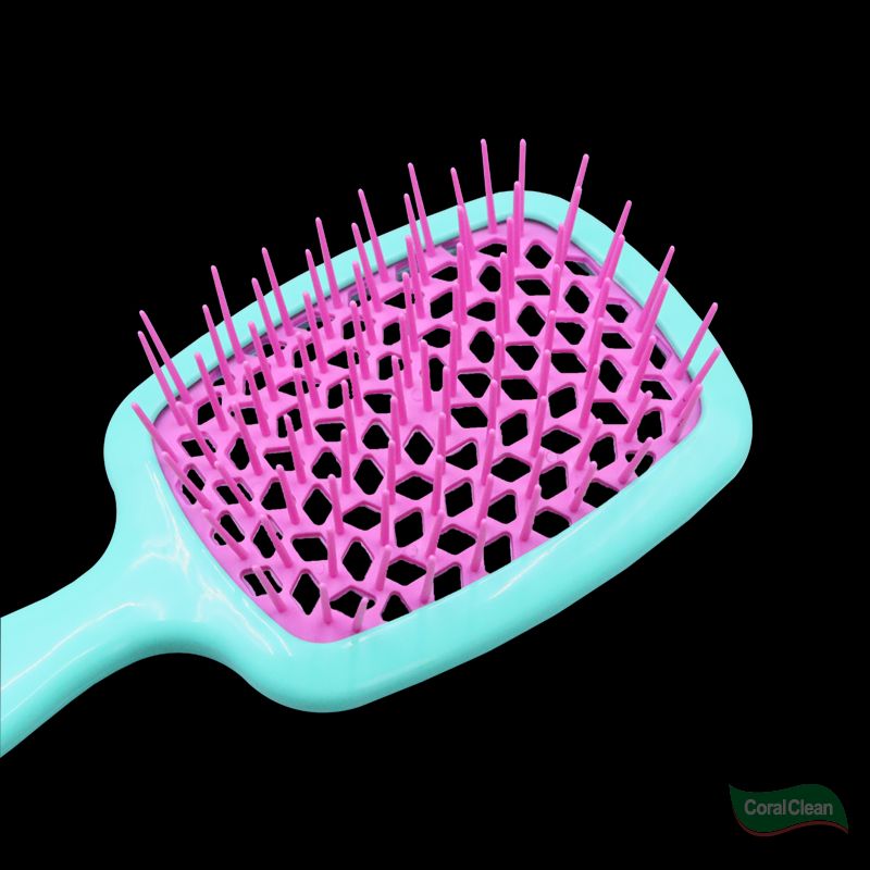 Professional Honeycomb Vented Hair Curling Comb Hollow Design Detangling Brush for Fast Drying Anti-Static Scalp Massage