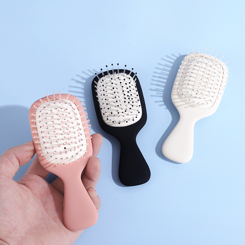 Air Cushion Hair Brush Square Compact Gentle Detangling Scalp Massager for Travel