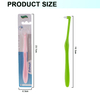 Orthodontic End Tuft Toothbrush Soft Bristles Molar Toothbrush for Hard to Reach Areas