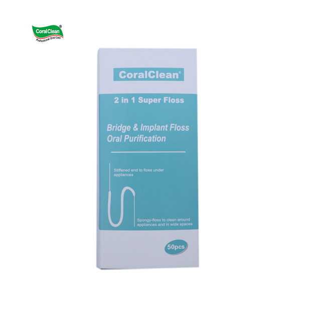High Quality 2 in 1 Dental Super Floss Nylon Floss Plastic Free