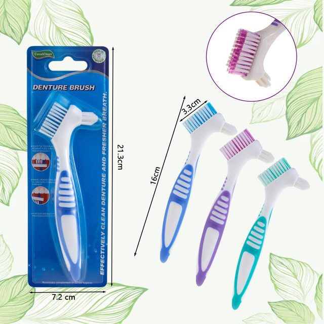 Manufacturer Denture Cleaning Brush Dental Medium Bristles Oclean Brushes