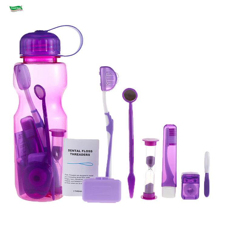 Oral Hygiene Orthodontic Cleaning Kit Ortho Patient Care Kit Tooth Cleaning Set