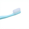 Adult Toothbrush Nylon Bristle PP Handle Tapered Multi-Level Bristles Ergonomic Non-Slip Grip for Home Travel Hotel