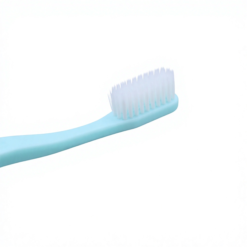 Adult Toothbrush Nylon Bristle PP Handle Tapered Multi-Level Bristles Ergonomic Non-Slip Grip for Home Travel Hotel