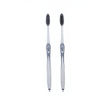 Dental Care Manufacturer Eco Wheat Straw Handle Nylon Tapered Soft Bristles Adult Toothbrush Custom Packaging Home Travel