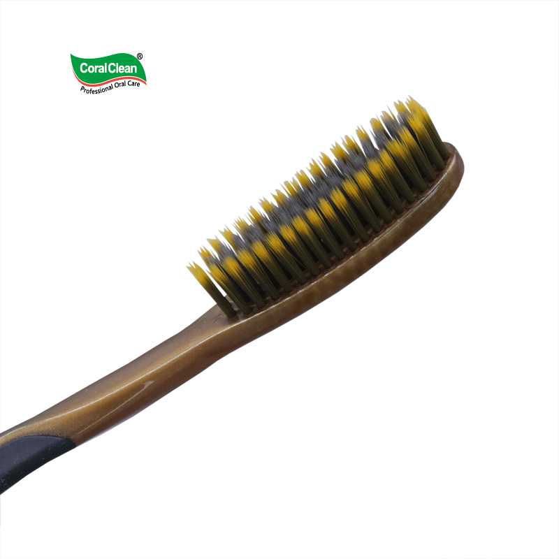 Wholesale OEM Nylon Tapered Bristles PP Handle Customizable Adult Long Head Toothbrush Multi Color for Oral Care Home Use