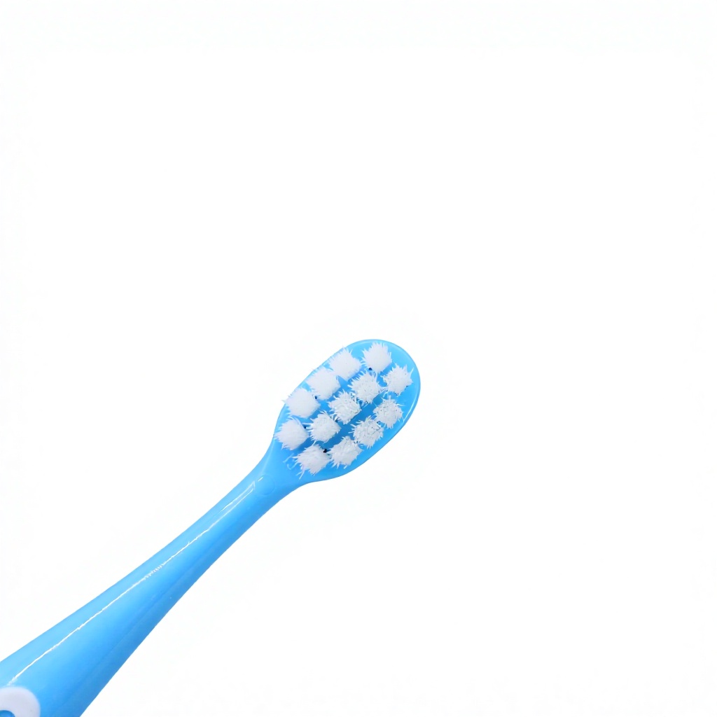Children's Toothbrush Ultra Soft Nylon Bristles PP Handle Compact Round Head for Daily Brushing