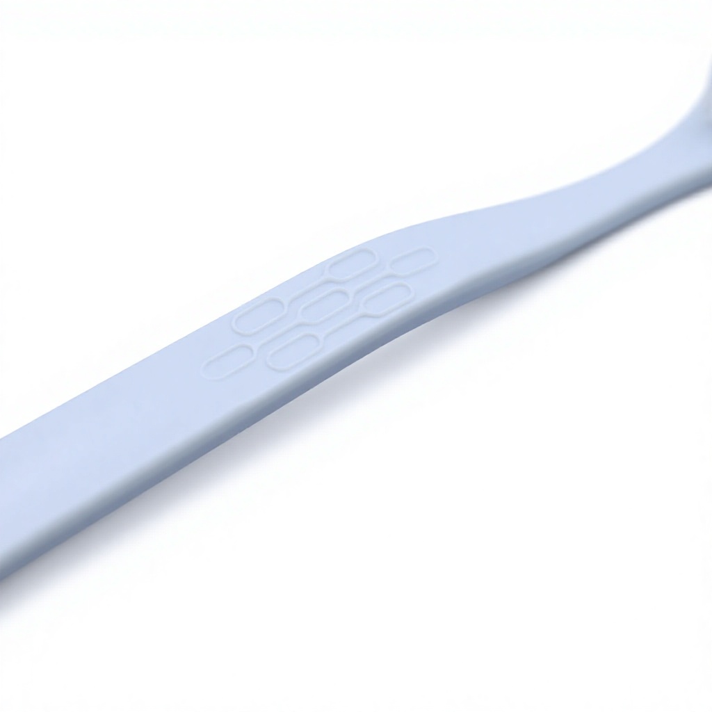 Adult Toothbrush Nylon Bristle PP Handle Tapered Multi-Level Bristles Ergonomic Non-Slip Grip for Home Travel Hotel