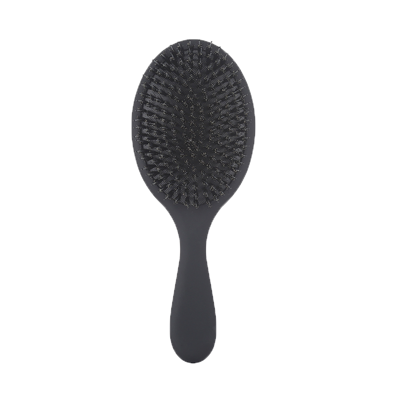 Natural Boar Bristle Hair Brush Pig Bristles Air Cushion Comb for Wet Dry All Hair Types Straightening Anti-static Scalp Massage