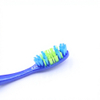 Custom Logo Supplier Nylon Bristles PP TPR Handle Dual Material Soft Grip Adult Toothbrush Dental Oral Care Home Travel