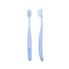 Custom Logo Light Blue Adult Manual Toothbrush with Soft Nylon Bristles and Ergonomic TPE Handle for Home Oral Care