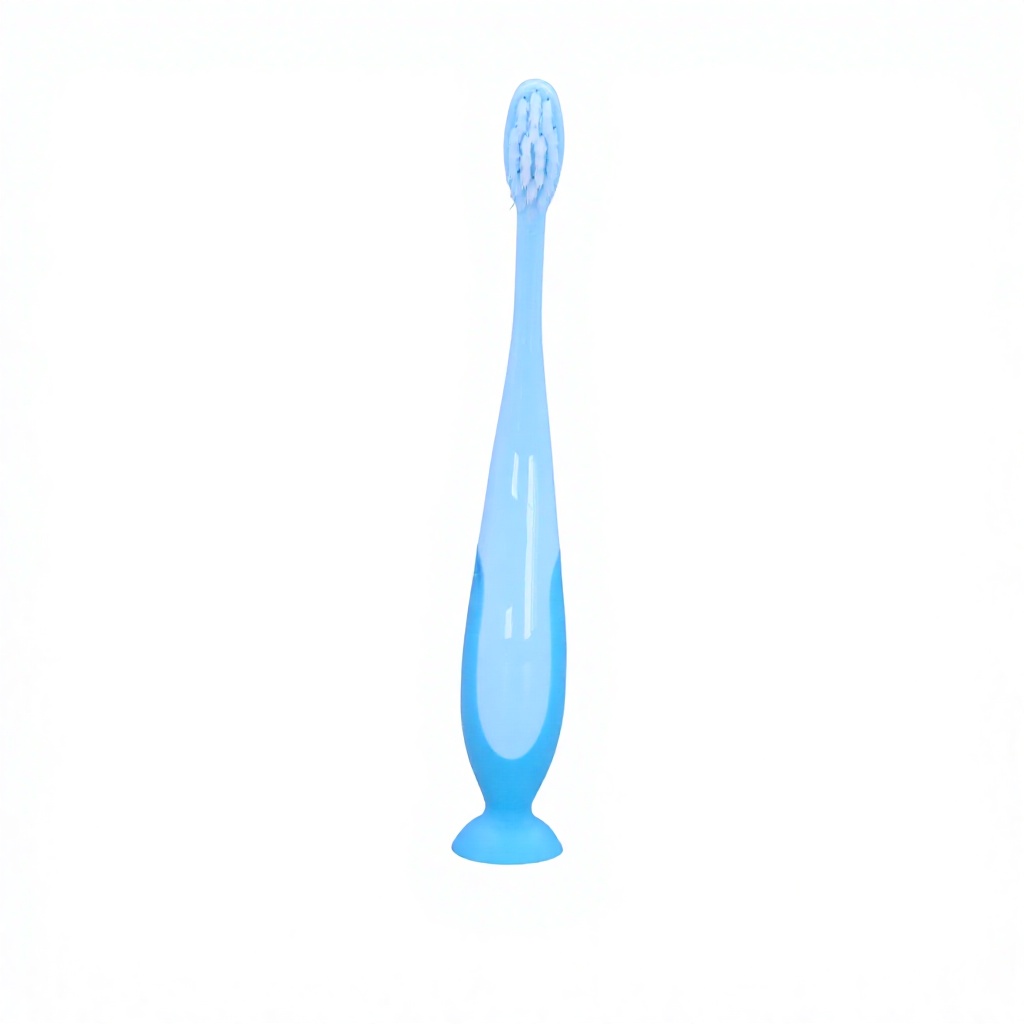 Wholesale Custom OEM Ultra Soft Nylon Bristles PP TPR Non Slip Handle Kids Suction Toothbrush Cartoon Design for Home Use