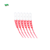 Wholesale OEM Angled Silicone Interdental Brush 12 Pieces PP Clear Box Custom Colors for Oral Care Teeth Cleaning Home Travel