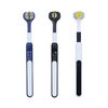 Wholesale Triple Head Manual Toothbrush Nylon Tapered Bristles PP Handle for Effective Daily Home Use Oral Hygiene