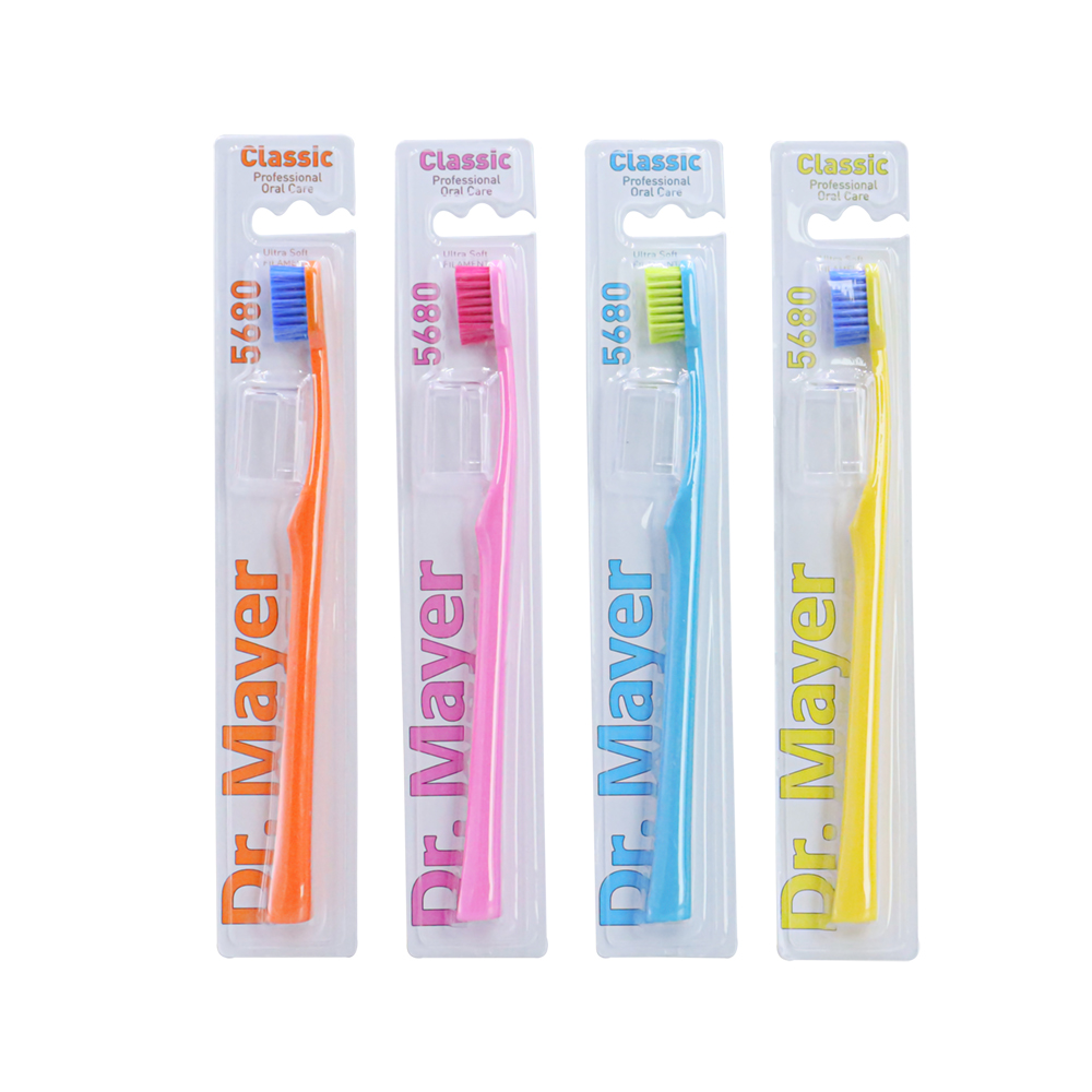 Wholesale PP Handle 5680 Soft Bristle Manual Toothbrush Regular Size Dental Oral Care for Effective Daily Home Use
