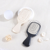 Portable Mini Hair Brush Travel Pocket Comb Scalp Massager Air Cushion Nylon Bristles Detangling for Wet and Dry
