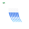 Wholesale OEM Angled Silicone Interdental Brush 12 Pieces PP Clear Box Custom Colors for Oral Care Teeth Cleaning Home Travel